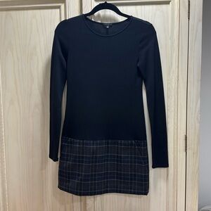 Theory XS multi fabric dress.